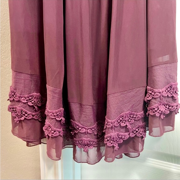 ALTAR’D STATE Charlotte Dress in Wine - Picture 8 of 8